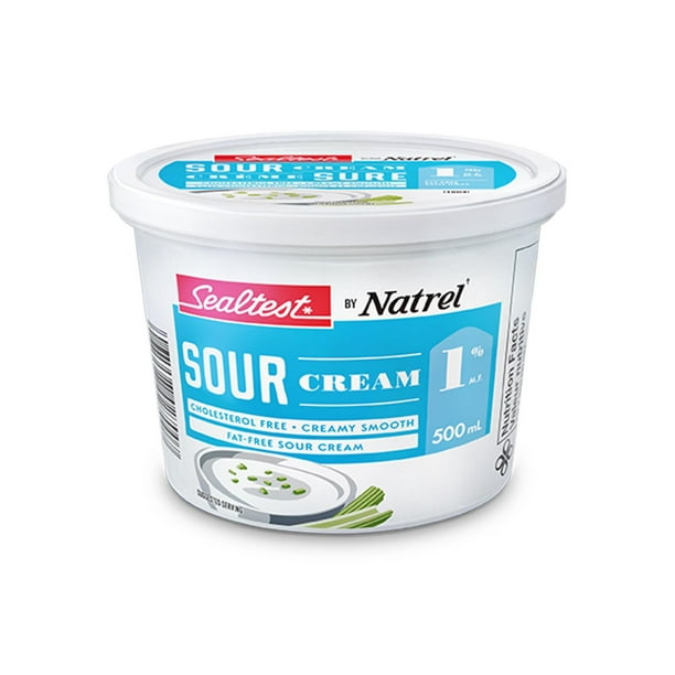 Crème sure 1 % Sealtest par Natrel 500 ml