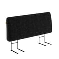thumbnail image 2 of Cabecero ajustable altura cama full espuma ergonómico chenilla negro estrellado Pinmoco D-SBCF, 2 of 8