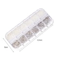 thumbnail image 5 of opvise 12Grids/Box Flat Back Nail Art Rhinestone 3D Effect Faux Pearl Style Round Glitters DIY Nail Rhinestones Decoration for Manicure, 5 of 8