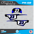 thumbnail image 3 of Kalair GFX Graphics Kit for Yamaha PW50 (All Years) Evader Series, 3 of 5