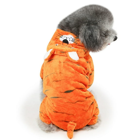 LULULION dog clothes costume Cosplay Outfit Orange 1Set