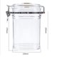 thumbnail image 4 of Tarro de humidificador de de acrílico con higrómetro, caja de Humidor de caja de sellado de humedad Capacidad de recipiente 127x127x185mm, 4 of 7