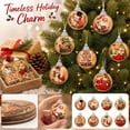 thumbnail image 2 of 24-Pack Vintage Santa Claus Christmas Tree Ornaments Set, Retro Holiday Decor, 2 of 6