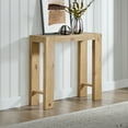 thumbnail image 5 of Alaterre Furniture Classic Solid Wood Console Table - 36in Modern Farmhouse Entryway Table, Light Oak, 5 of 6