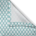 thumbnail image 3 of Ambesonne Geometric Kitchen Curtains, Crossed Lines Rhombus, 55"x45", Pale Seafoam Multicolor, 3 of 3