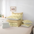 thumbnail image 6 of Castle Fairy Teens Damask Bedding Comforter Set,Abstract Animal Moth Full Bedding Set, 6 of 8