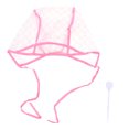 thumbnail image 4 of Raindrops 6Pcs Durable Pink Highlight Dye Cap for Effortless Hair Coloring and Styling, 4 of 6