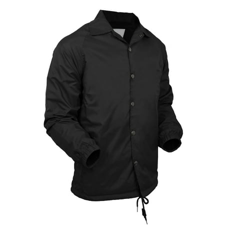 Mens Coach Jacket Lightweight Windbreaker Waterproof Sportswear (Best Lightweight Waterproof Jacket Mens)