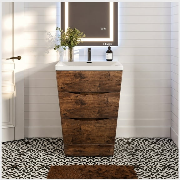 Eviva Victorian 25 Rosewood Bathroom Vanity