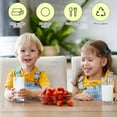 thumbnail image 5 of 60pcs Crazy & Silly Colorful Drinking Straws, 10 Different Designs, Reusable Plastic Loop Straws for Kids' Parties, 5 of 7