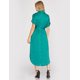thumbnail image 4 of Vestido camisero satinado color Verde AMAD Casual para mujer Talla S, 4 of 4