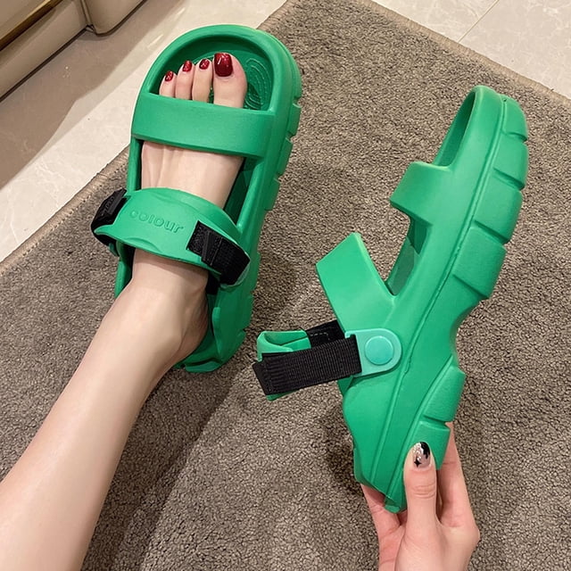 Sandalias de pareja antideslizantes para hombres y mujeres, zapatillas de verano con punta abierta, zapatos de playa informales Wmkox8yii ytu8212