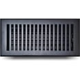 thumbnail image 1 of Prima Decorative - Cast Aluminum Floor Register With Unique Design For Floors, Walls And Ceilings(Duct Opening Measurement), Floor Registers 4x10 Inches Model VR-102 Black Matte, 1 of 6