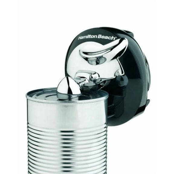 Hamilton Beach Walk 'n Cut Electric Can Opener for Kitchen, Use On Any Size, Automatic and Hand-Free, Cordless & Rechargeable, Easy Clean Removable Blade, Black (76501G)