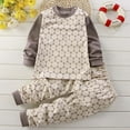 thumbnail image 2 of BOOMNY Boys 2 Peice Pajamas Sets Dinosaur Graphic Long Sleeve Sleepwear Tops Pants Pjs Set for Kids Cozy Loungewear Homewear, 2 of 3