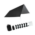 thumbnail image 5 of SunniMix Camping Tarp Lightweight Awning Canopy Shelter for Backpacking Traveling BBQ Black, 5 of 8