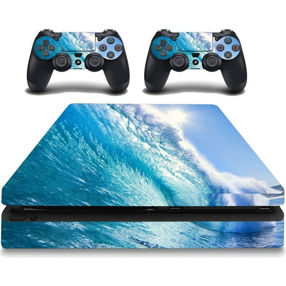 VWAQ PS4 Slim Water Skin Sticker Playstation 4 Slim Ocean Skin Decal VWAQ-PSGC9 [video game]