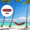 thumbnail image 1 of Phenofice Hamac de Voyage Confortable 4 Pcs Couleur Rouge 215x61 Po Haute Résistance pour Adultes, 1 of 8