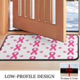 thumbnail image 3 of Pink Breast Cancer Door Rugs,Washable Non Slip Door Mats Indoor,Decorative Door Mats,Entry Mat Indoor for Entrance,Bedroom,Kitchen,Bathroom,30"x17", 3 of 6