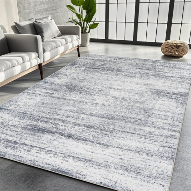 Alfombra lavable de 150 x 210 cm para sala de estar o dormitorio