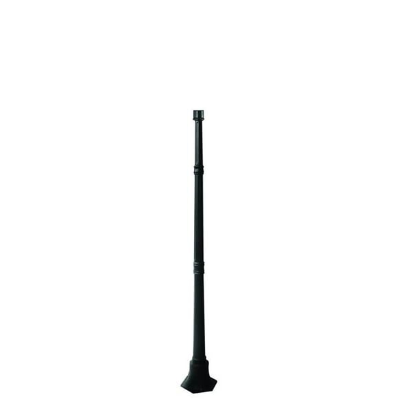 Classy Caps Manufacturing LPB59 Aluminum Lamp Post Base, Black