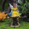 thumbnail image 2 of Hada de flores de resina, pequeña joyería, ángel creativo, micropaisaje para decoración de jardín, princesa, 2 of 5