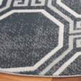 thumbnail image 3 of SAFAVIEH Odyssey Eadaoin Trellis Area Rug, Black/Grey, 6'7" x 6'7" Round, 3 of 8