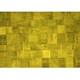 thumbnail image 1 of Ahgly Company Indoor Rectangle Patchwork Yellow Transitional Area Rugs, 3' x 5', 1 of 4