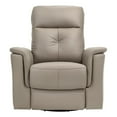 thumbnail image 3 of Lexicon Fauteuil Inclinable Pivotant à Bascule en Cuir Assorti Bristow, Couleur Latte, 3 of 8