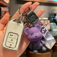 thumbnail image 6 of TPU Car Remote Key Case Cover For Honda CRV CR-V Fit Civic Accord HR-V HRV City Vezel Odyssey XR-V Protector Holder Keychain, 6 of 9