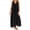 Black, variant on Summer Dresses For Women Plus Size Off Shoulder Sleeveless Party Bod-Ycon Lace Patchwork Long Swing Work Party Dress