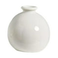 thumbnail image 2 of deevoka Plant Pot Home Table Centerpiece Desktop Small Bookshelf Ceramic Flower Vase White, 2 of 9