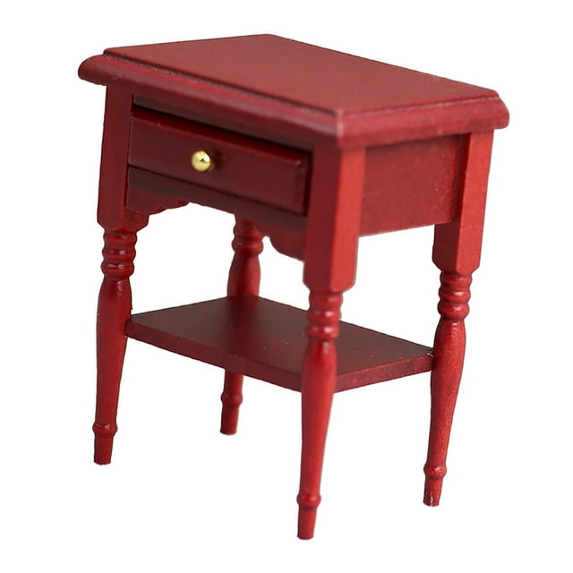 de noche en miniatura 1:12, modelo de muebles, accesorios de , de noche DIY para niñas, regalos, juguete de imitación, Sunnimix casa de muñecas en miniatura