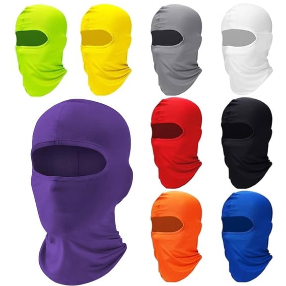 9 Pieces Ski Mask for Men Full Face Cover UV Sun Protection Face Mask Windproof Balaclava for Outdoor Motorcycle Cycling