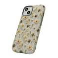 thumbnail image 6 of Spring Floral Bee Phone Case – Embroidery Look for iPhone 16/15/14/13/12 Pro Max , Perfect Gift for Bee Lovers, 6 of 7