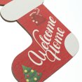 thumbnail image 3 of EXHUMKY Christmas Wooden Hanging Ornaments Set of 5 Assorted Colors Festive Holiday Home Decoration, 3 of 6