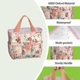 thumbnail image 4 of Garden Tool Bag,Pioneer Flower Floral Print Pattern Garden Tool Organizer,Garden Gifts,Waterproof Multi-Pocket Garden Tool Storage 11.8x5.5x11.4 Inch(Tools NOT Included), 4 of 6