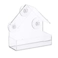 thumbnail image 2 of Comedero para pájaros de ventana para exterior con ventosas fuertes, apto para cardenales, pinzones, carboneros, etc., 2 of 4