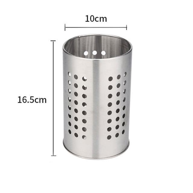 Bgsha Stainless Steel Utensil Holder Kitchen Utensil Cutlery Stand Rack Drainer