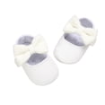 thumbnail image 2 of Lixiuxyad Soft Yarn Knit Baby Sneakers With Bow For Infant Girls First Walking Shoes Sole Toddler Prewalker Booties Crib Shoes Strap Athletic Shoes Sizes 13(Toddler 12-18 Months), 2 of 7