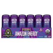 Sambazon Amazon Energy Drink, Original Acai Berry, 12 Ounce (Pack of 24)