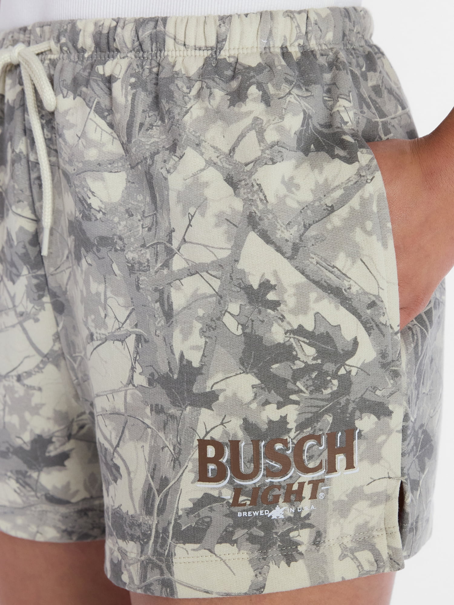 Busch Light Women's Printed Fleece Shorts, Sizes XXS-XXL