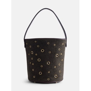 Free Assembly Grommet Bucket Bag, Smoky Olive