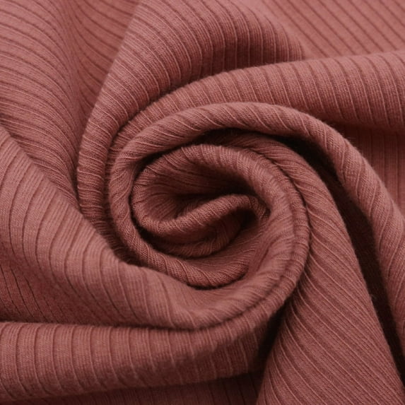 FREE SHIPPING!!! Brick Pale Solid 4x2 Rib Knit Fabric, DIY Projects by the Yard