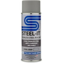 Steel-It 1002D Polyurethane Aerosol, Industrial Paint Coatings, Weldable, Easy to Apply - Steel Gray (1 Pack)