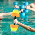 thumbnail image 5 of Water Dumbbell, Water Weights for Pool Exercise, EVA-Foam Water Aerobics Equipment, Pool Weights for Women,Kids,Seniors, Water Workouts, Weight Loss(Short,1PC), 5 of 5