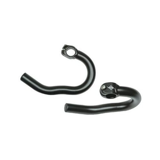ORIGIN8 COMP-LITE SHORT BLACK BICYCLE HANDLEBAR BAR ENDS