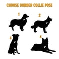 thumbnail image 2 of Personalize Border Collie Dog Memorial Sun Catcher, Custom Dog Silhouette Ornament, Faux Stained Glass Window Memorial, Rainbow Bridge Pet Loss Gift, Dog Remembrance Keepsake, 2 of 4