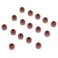 thumbnail image 2 of Engine Valve Stem Seal, Lubricated 16PCS Engine Valve Oil Seal Fluororubber  For Car Modification, 2 of 8