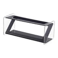 thumbnail image 1 of Caja de almacenamiento de acrílico con soporte para control remoto, organizador multicompartimento para sala de estar Negro, 1 of 6